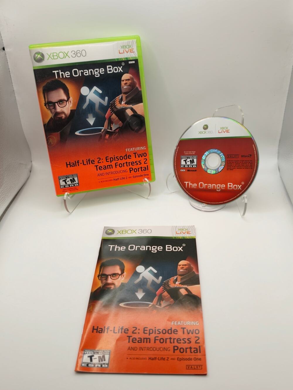 The Orange Box Xbox 360 CIB Complete W/ Manual